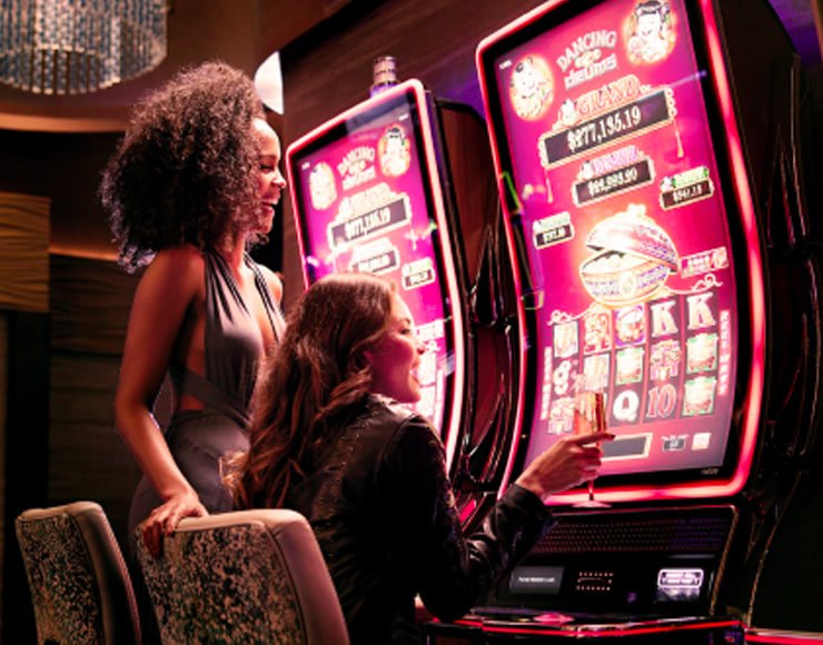 Ilustrasi pengguna menikmati live casino online melalui perangkat mobile